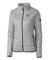 Penn State Nittany Lions Alumni Cutter & Buck Rainier PrimaLoft®  Womens Eco Insulated Full Zip Puffer Jacket Polished Medium Gray Mannequin Thumbnail Image