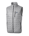 Penn State Nittany Lions Alumni Cutter & Buck Rainier PrimaLoft® Mens Eco Insulated Full Zip Puffer Vest Polished Medium Gray Mannequin Thumbnail Image