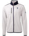 Penn State Nittany Lions Alumni Cutter & Buck Cascade Eco Fleece Mens Full Zip Jacket Shell/Navy Blue Mannequin Thumbnail Image