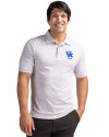 Kentucky Wildcats Alumni Cutter & Buck Advantage Tri-Blend Space Dye Mens Polo Elemental Grey Front Thumbnail Image