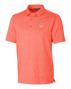 Oklahoma State Cowboys Alumni Cutter & Buck Forge Heathered Stretch Mens Polo College Orange Heather Mannequin Thumbnail Image