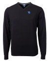 Kentucky Wildcats Alumni Cutter & Buck Lakemont Tri-Blend Mens V-Neck Pullover Sweater Black Mannequin Thumbnail Image