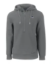 Penn State Nittany Lions Alumni Cutter & Buck Roam Epic Versatility Half Zip Recycled Mens Hooded Pullover Elemental Grey Mannequin Thumbnail Image