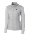 Penn State Nittany Lions Alumni Cutter & Buck Stealth Hybrid Quilted Womens Full Zip Windbreaker Jacket Polished Medium Gray Mannequin Thumbnail Image
