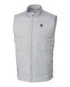 Penn State Nittany Lions Alumni Cutter & Buck Stealth Hybrid Quilted Mens Big and Tall Windbreaker Vest Polished Medium Gray Mannequin Thumbnail Image