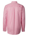 Atlanta Falcons Cutter & Buck Mens Long Sleeve Epic Easy Care Tattersall Red Mannequin Back Thumbnail Image