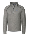 Penn State Nittany Lions Alumni Cutter & Buck Mainsail Sweater-Knit Mens Big and Tall Half Zip Pullover Jacket Polished Heather Mannequin Thumbnail Image
