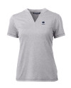 Penn State Nittany Lions Alumni Cutter & Buck Forge Eco Heathered Stretch Womens Blade Top Polished Heather Mannequin Thumbnail Image