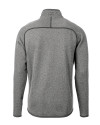 Penn State Nittany Lions Alumni Cutter & Buck Mainsail Sweater-Knit Mens Big and Tall Full Zip Jacket Polished Heather Mannequin Back Thumbnail Image