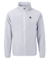 Penn State Nittany Lions Alumni Cutter & Buck Charter Eco Knit Recycled Big & Tall Full-Zip Jacket Polished Medium Gray Mannequin Thumbnail Image