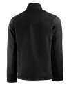 Louisville Cardinals College Vault Cutter & Buck Evoke Softshell Recycled Full Zip Mens Jacket Black Mannequin Back Thumbnail Image