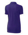 LSU Tigers Alumni Cutter & Buck Advantage Eco Tri-Blend Pique Womens Polo College Purple Mannequin Back Thumbnail Image