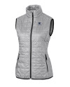 Penn State Nittany Lions Alumni Cutter & Buck Rainier PrimaLoft® Womens Eco Insulated Full Zip Puffer Vest Polished Medium Gray Mannequin Thumbnail Image