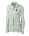 Dayton Dragons Clique Helsa Performance Womens Full Zip Knit Jacket Light Grey Mannequin Thumbnail Image