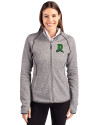 Dayton Dragons Cutter & Buck Mainsail Full Zip Hooded Womens Jacket Polished Heather Front Thumbnail Image