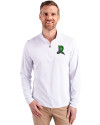 Dayton Dragons Cutter & Buck Virtue Eco Pique Recycled Quarter Zip Mens Big & Tall Pullover White Front Thumbnail Image