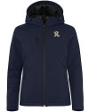 Frisco RoughRiders Clique Equinox Insulated Womens Softshell Jacket Dark Navy Mannequin Thumbnail Image