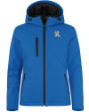 Frisco RoughRiders Clique Equinox Insulated Womens Softshell Jacket Royal Blue Mannequin Thumbnail Image