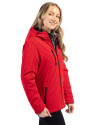 Greenville Drive Clique Equinox Insulated Womens Softshell Jacket Red Side Thumbnail Image