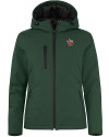 Fort Wayne TinCaps Clique Equinox Insulated Womens Softshell Jacket Bottle Green Mannequin Thumbnail Image
