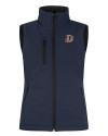 Durham Bulls Clique Equinox Insulated Womens Softshell Vest Dark Navy Mannequin Thumbnail Image