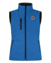 Durham Bulls Clique Equinox Insulated Womens Softshell Vest Royal Blue Mannequin Thumbnail Image