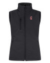 Greenville Drive Clique Equinox Insulated Womens Softshell Vest Black Mannequin Thumbnail Image