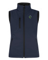 Hillsboro Hops Clique Equinox Insulated Womens Softshell Vest Dark Navy Mannequin Thumbnail Image