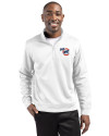 Iowa Cubs Clique Lift Eco Performance Half Zip Unisex Pullover White Front Thumbnail Image