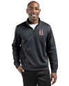 Birmingham Barons Clique Lift Eco Performance Half Zip Unisex Pullover Black Front Thumbnail Image