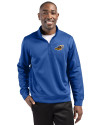 Akron RubberDucks Clique Lift Eco Performance Half Zip Unisex Pullover Royal Blue Front Thumbnail Image