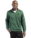 Dayton Dragons Clique Lift Eco Performance Half Zip Unisex Pullover Bottle Green Front Thumbnail Image