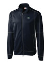 Gwinnett Stripers Clique Helsa Performance Mens Full Zip Knit Jacket Dark Navy Mannequin Thumbnail Image