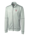 Birmingham Barons Clique Helsa Performance Mens Full Zip Knit Jacket Light Grey Mannequin Thumbnail Image