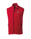 Fort Wayne TinCaps Clique Summit Performance Fleece Full Zip Mens Vest Red Mannequin Thumbnail Image