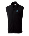 Charlotte Knights Clique Summit Performance Fleece Full Zip Mens Vest Black Mannequin Thumbnail Image