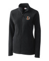 Durham Bulls Clique Summit Performance Fleece Full Zip Womens Jacket Charcoal Mannequin Thumbnail Image