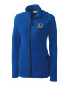 Durham Bulls Clique Summit Performance Fleece Full Zip Womens Jacket Royal Blue Mannequin Thumbnail Image