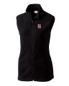 Birmingham Barons Clique Summit Performance Fleece Full Zip Womens Vest Black Mannequin Thumbnail Image