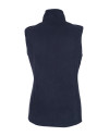 Frisco RoughRiders Clique Summit Performance Fleece Full Zip Womens Vest Navy Mannequin Back Thumbnail Image