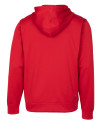 El Paso Chihuahuas Clique Lift Eco Performance Full Zip Unisex Hoodie Sweatshirt Red Mannequin Back Thumbnail Image