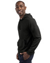 Greenville Drive Clique Lift Eco Performance Unisex Pullover Hoodie Sweatshirt Black Side Thumbnail Image