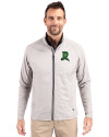 Dayton Dragons Cutter & Buck Adapt Eco Knit Hybrid Recycled Mens Big & Tall Full Zip Jacket Polished Medium Gray Front Thumbnail Image