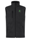 Dayton Dragons Clique Equinox Insulated Mens Softshell Vest Black Mannequin Thumbnail Image
