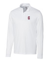 Greenville Drive Clique Spin Eco Performance Half Zip Mens Pullover White Mannequin Thumbnail Image