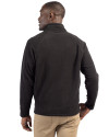 Durham Bulls Clique Summit Performance Fleece Full Zip Mens Jacket Black Back Thumbnail Image