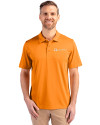 Tennessee Volunteers Alumni Cutter & Buck Prospect Eco Textured Stretch Recycled Mens Short Sleeve Polo Orange Burst Front Thumbnail Image