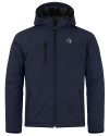 Gwinnett Stripers Clique Equinox Insulated Mens Softshell Jacket Dark Navy Mannequin Thumbnail Image