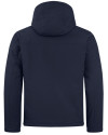 Binghamton Rumble Ponies Clique Equinox Insulated Mens Softshell Jacket Dark Navy Mannequin Back Thumbnail Image