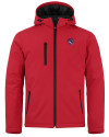 Binghamton Rumble Ponies Clique Equinox Insulated Mens Softshell Jacket Red Mannequin Thumbnail Image